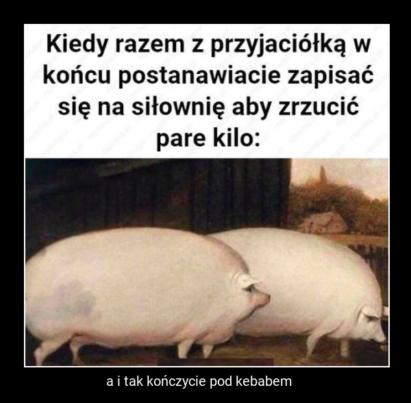 a i tak kończycie pod kebabem