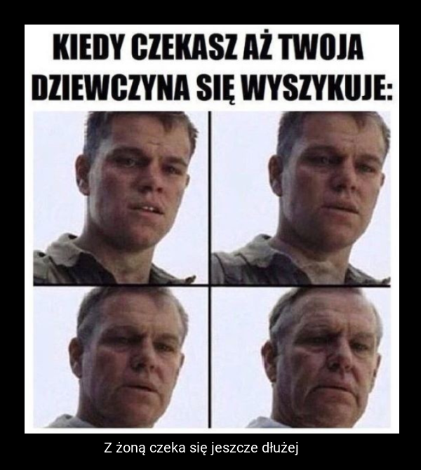 Z żoną czeka się jeszcze dłużej 