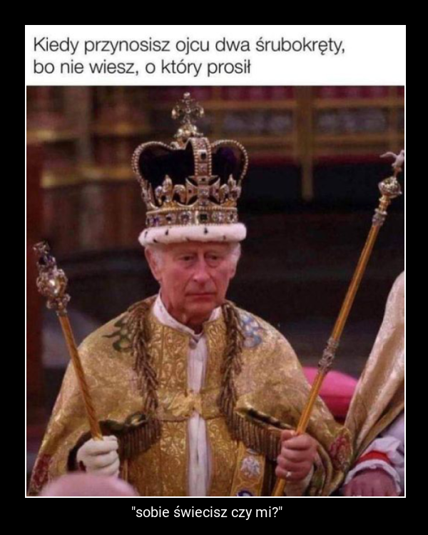 "sobie świecisz czy mi?"